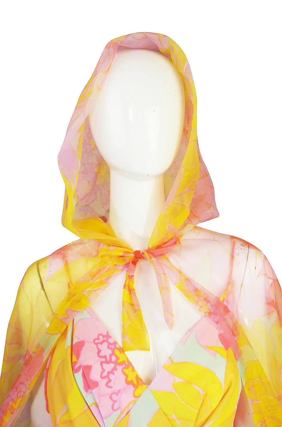 1960s Pedro Rodriguez Jumpsuit & SIlk Chiffon Cape
