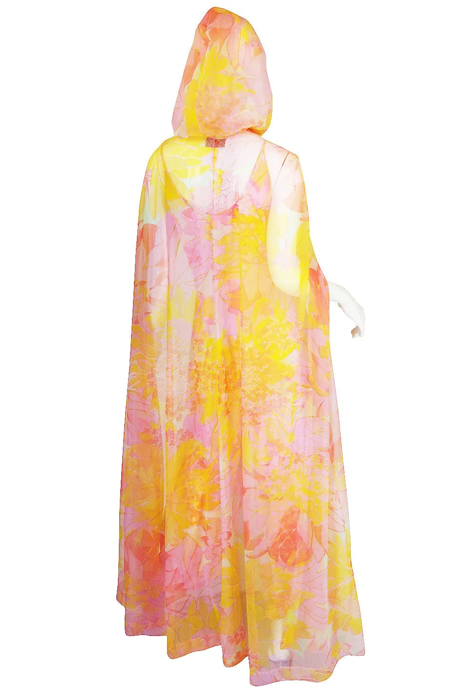 1960s Pedro Rodriguez Jumpsuit & SIlk Chiffon Cape