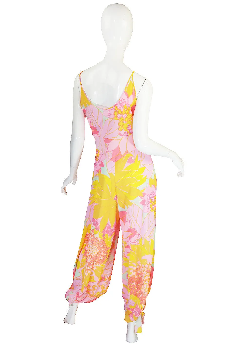 1960s Pedro Rodriguez Jumpsuit & SIlk Chiffon Cape