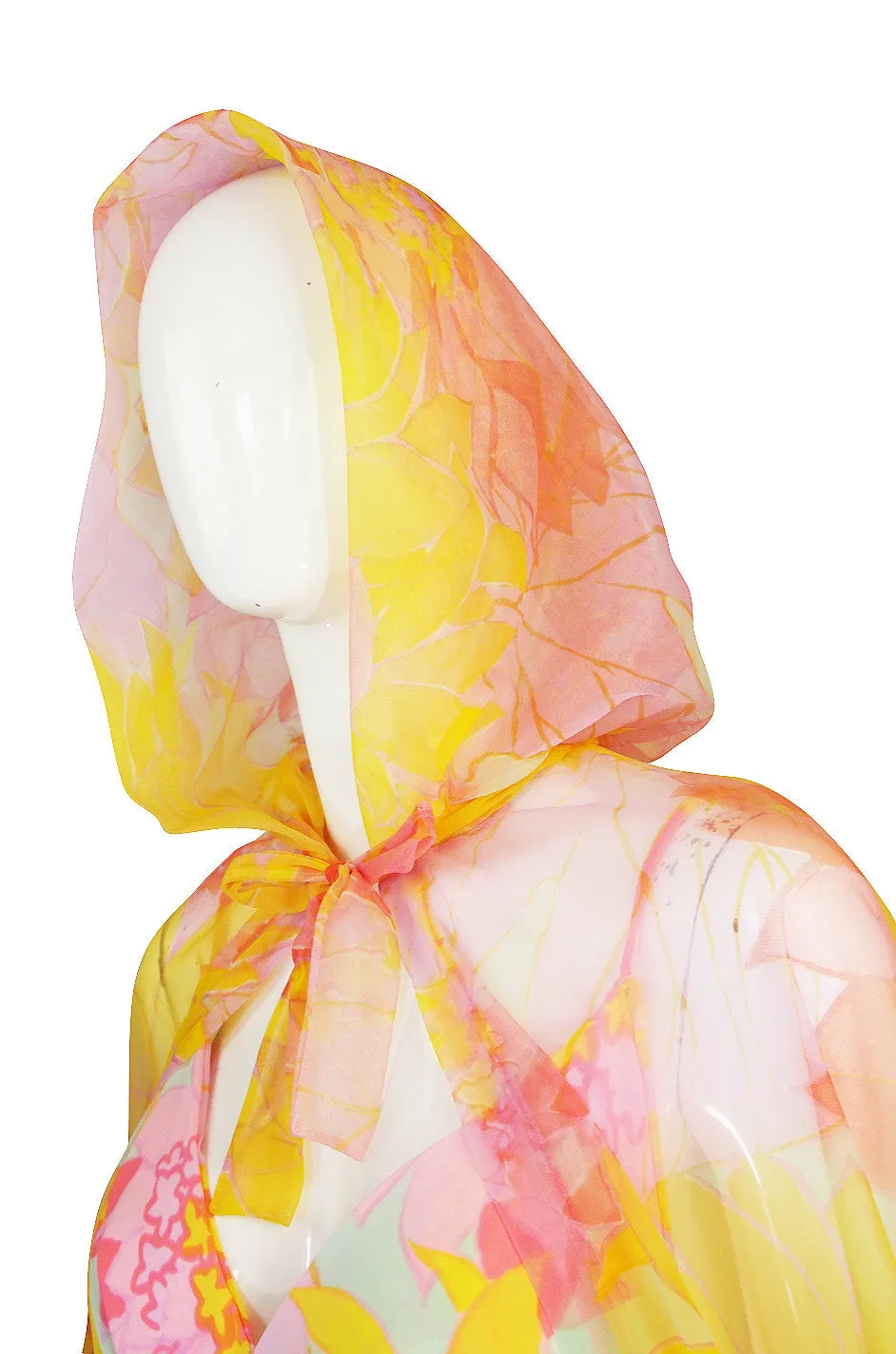 1960s Pedro Rodriguez Jumpsuit & SIlk Chiffon Cape