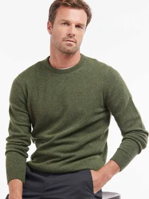 40% OFF BARBOUR Tisbury Lambswool Crew Neck Pullover - Mens - Forest - Sizes: 3XL