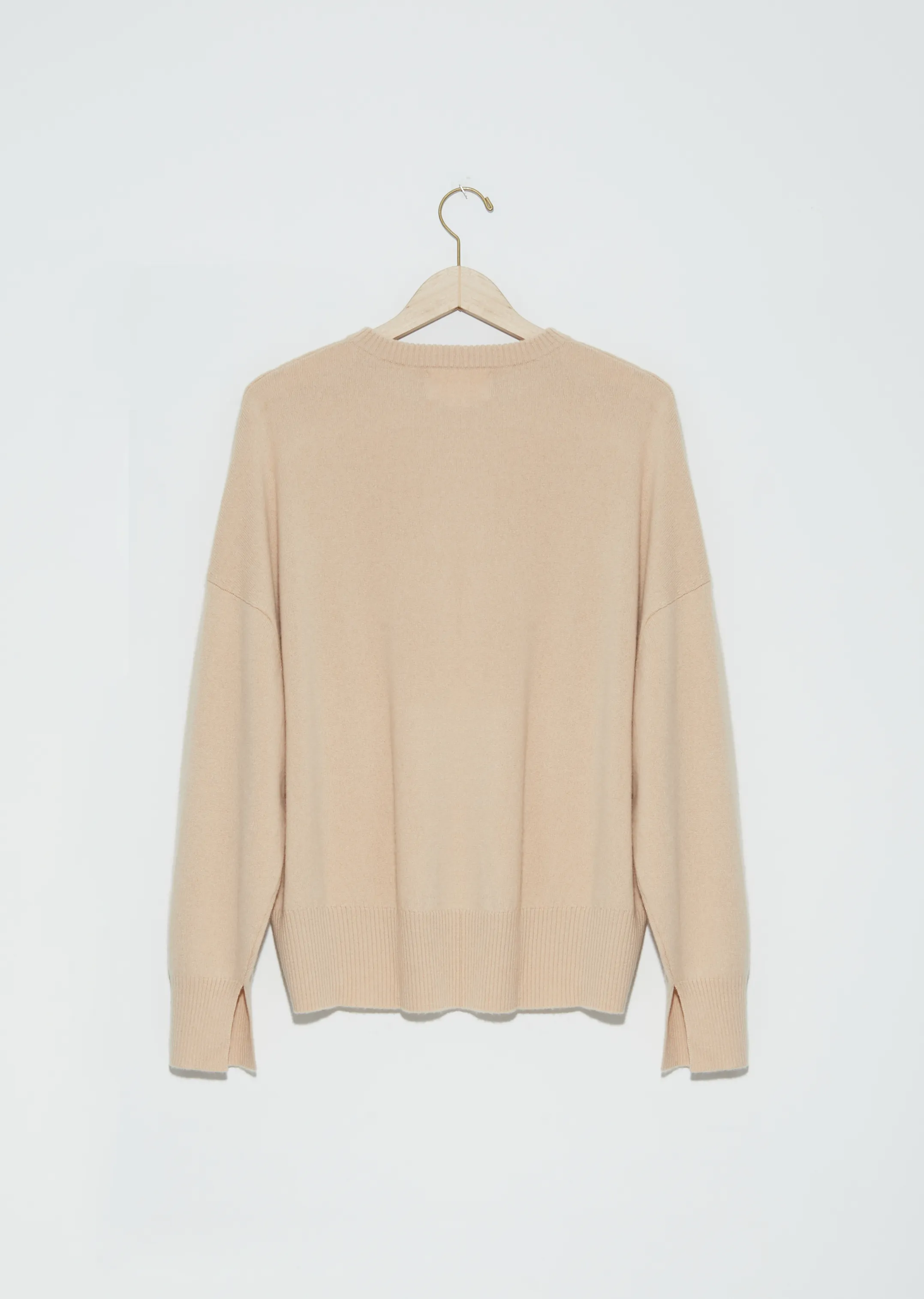 Anaa Cashmere Sweater — Beige