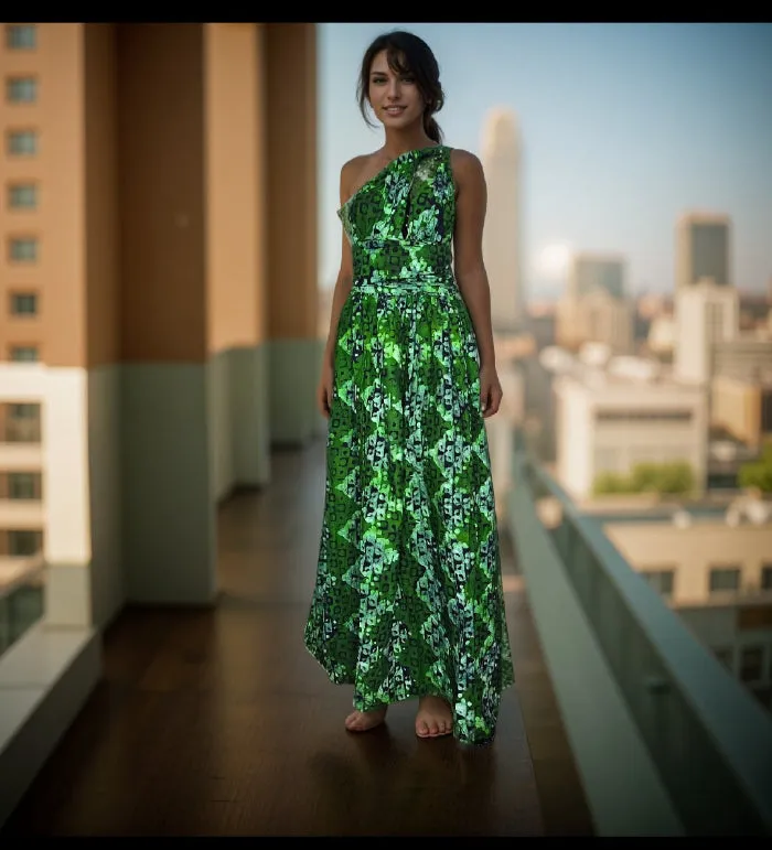 Batik Infinity Wrap Dress