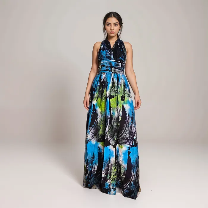 Batik Infinity Wrap Dress
