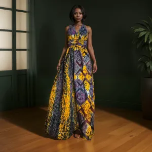 Batik Infinity Wrap Dress