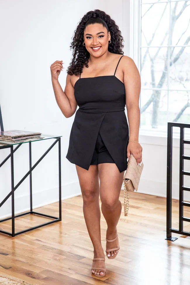 Better Off With Me Black Romper FINAL SALE