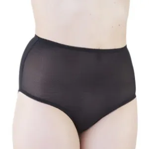 Bettie Page - Mesh Classic Brief Black
