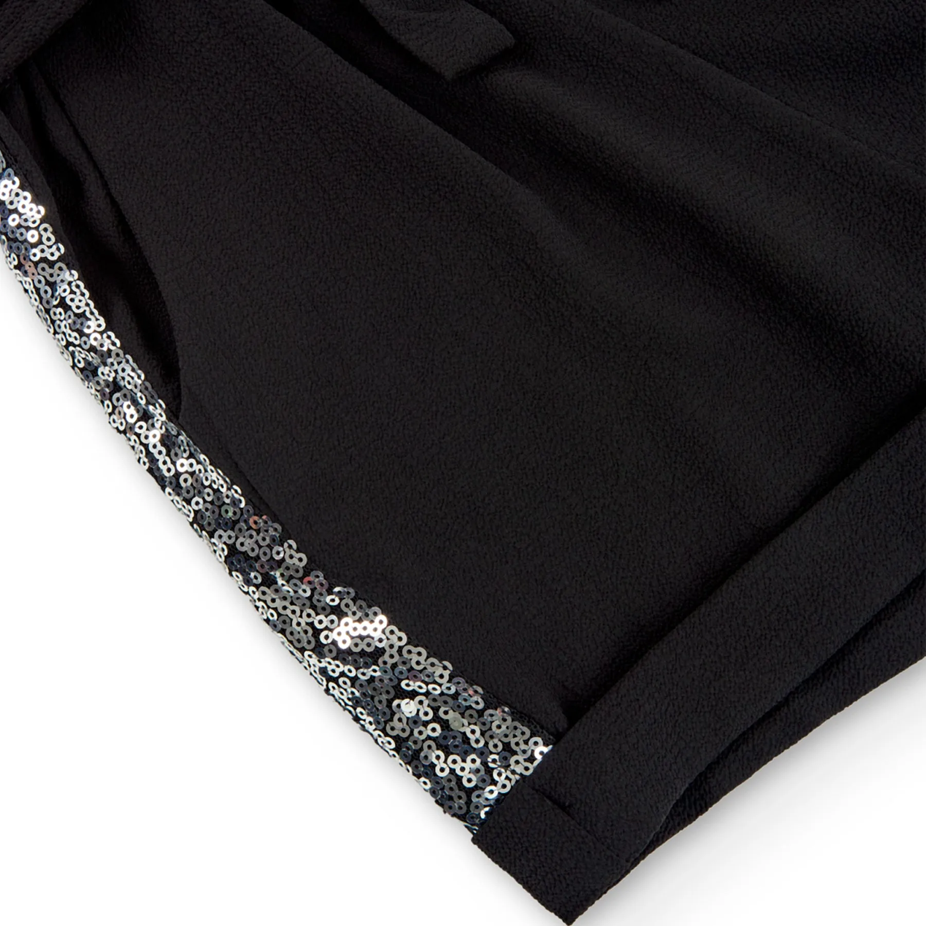 BOB Black Dressy Romper with Sequins