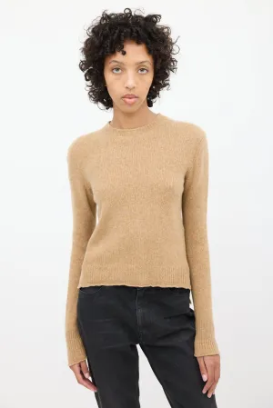 Brown Cashmere Triomphe Sweater
