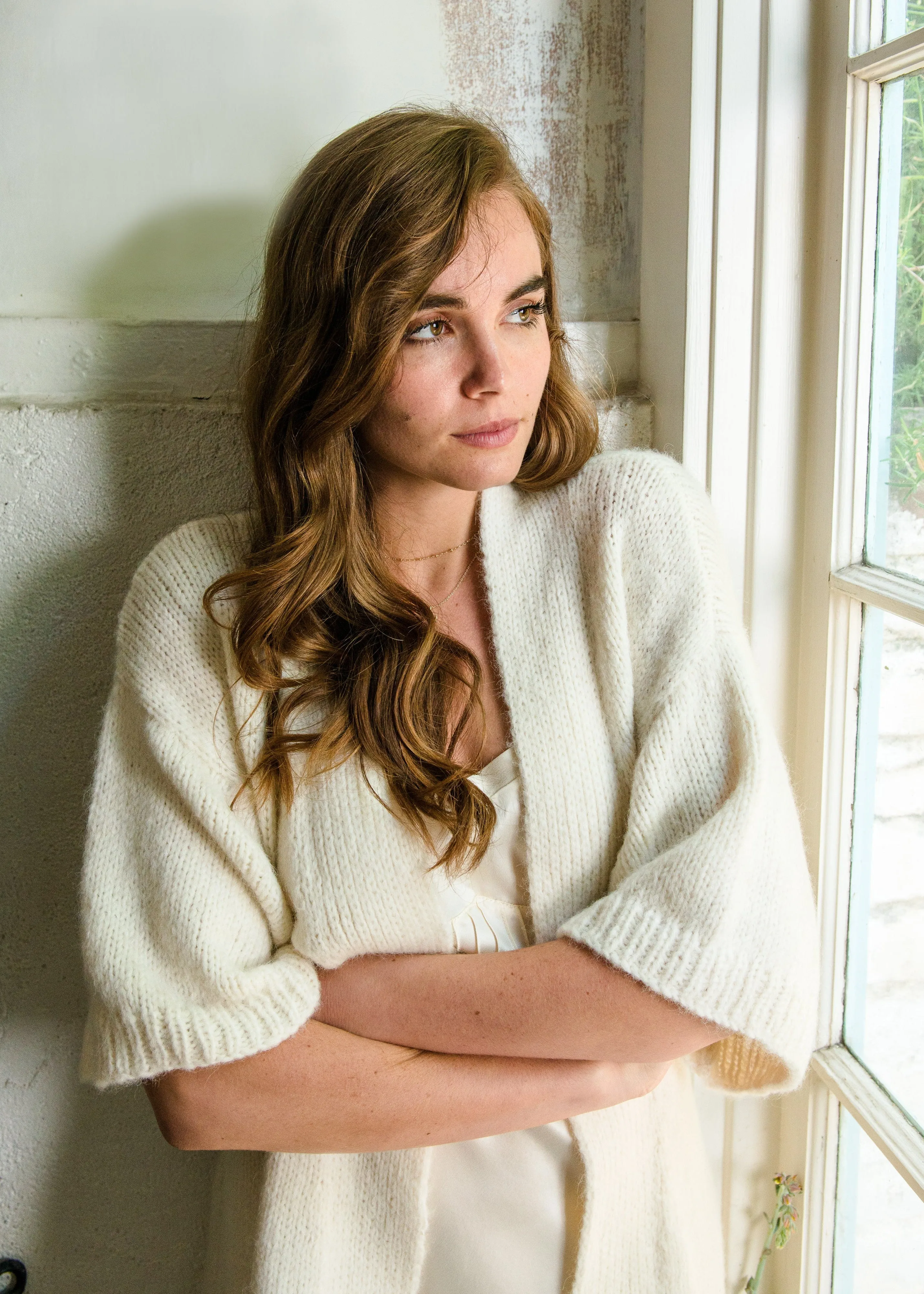 Carole Slip in Ivory Silk