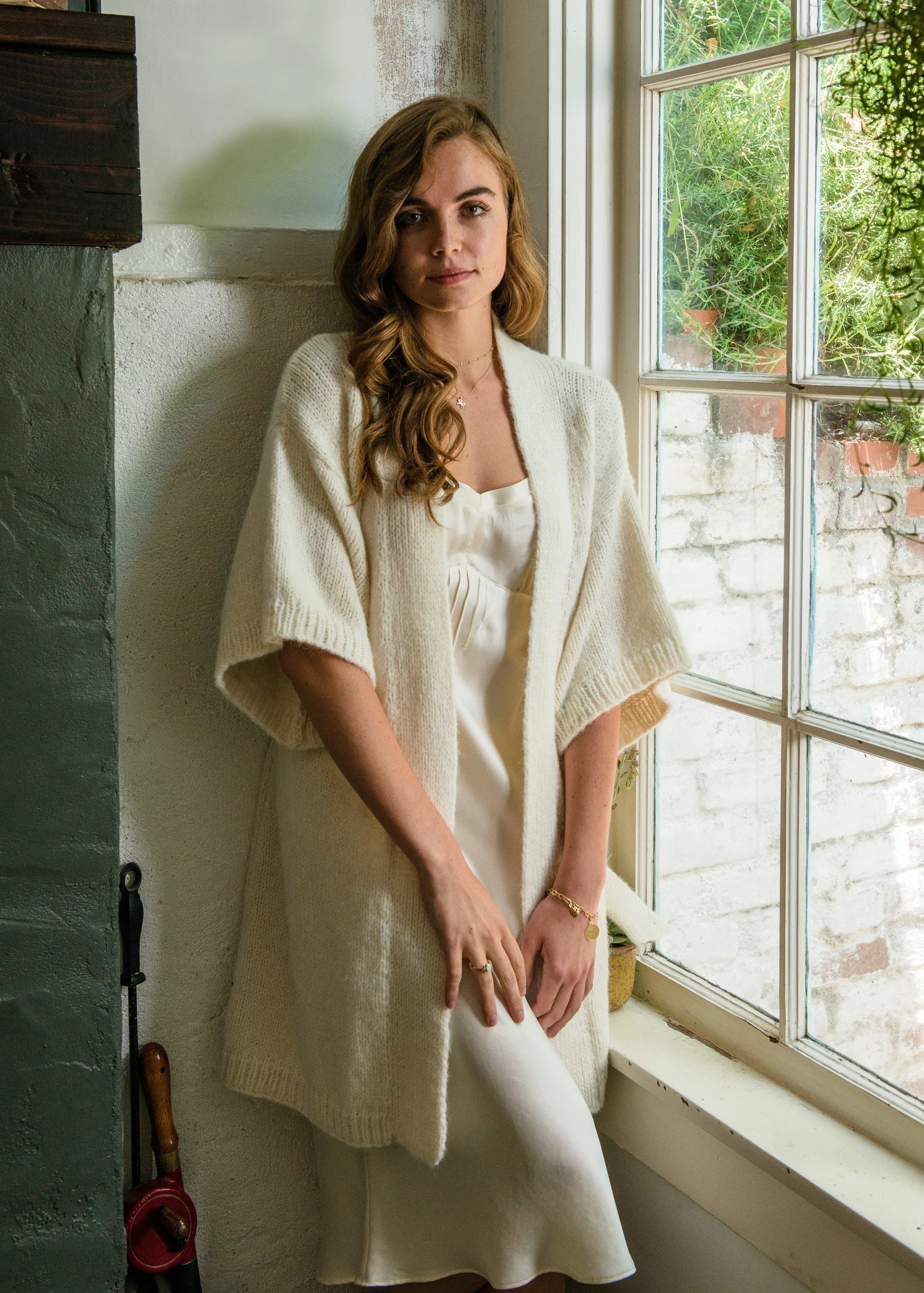Carole Slip in Ivory Silk