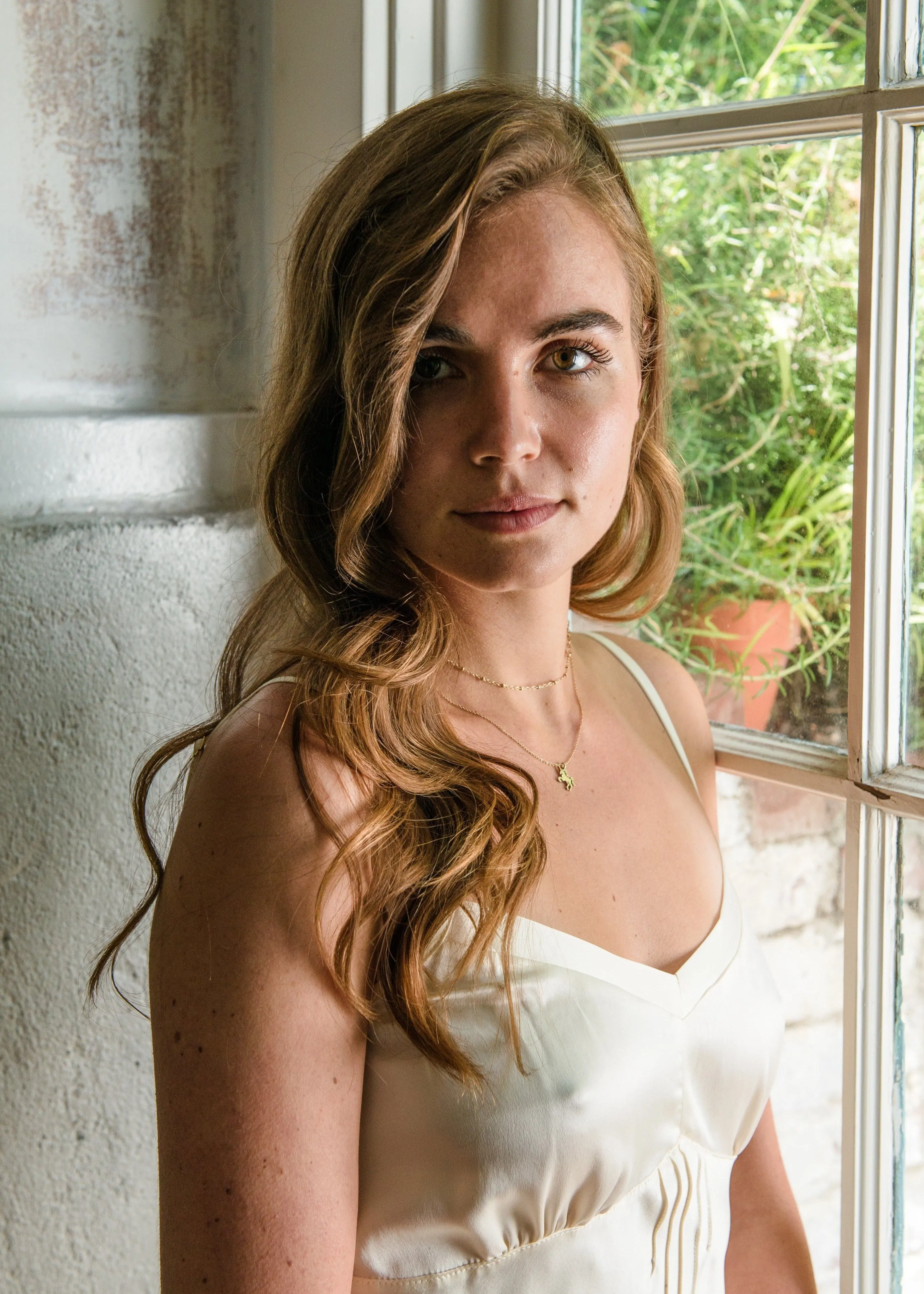 Carole Slip in Ivory Silk