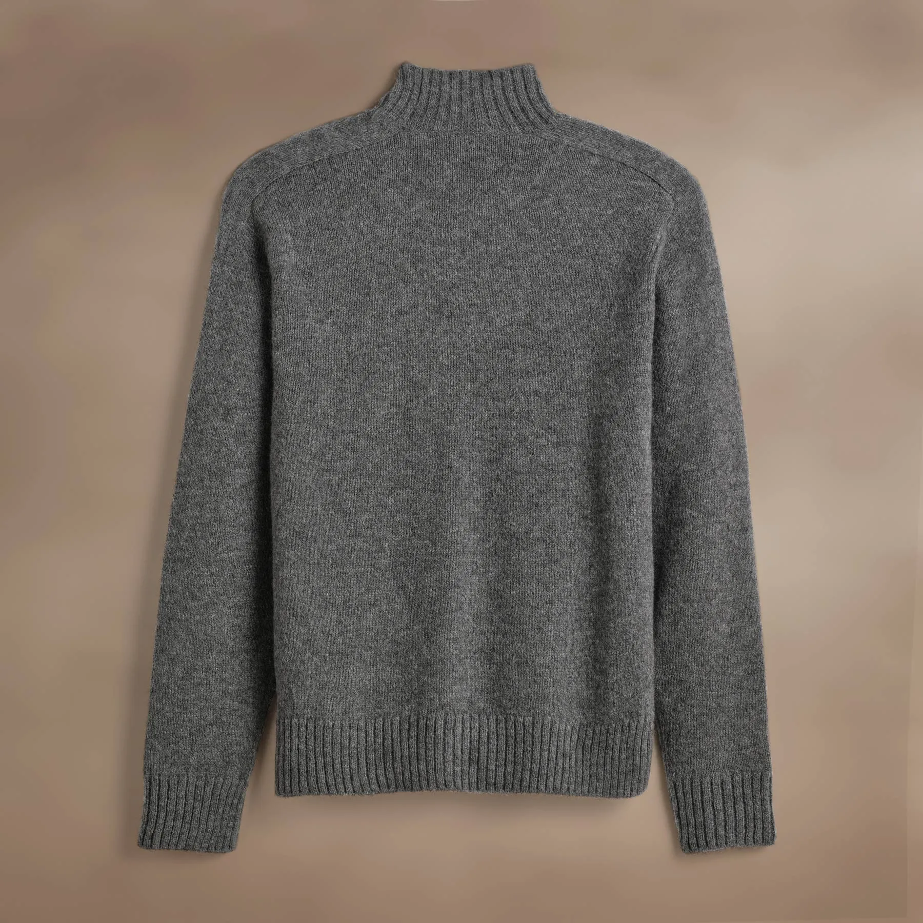 Cashmere Funnel Neck Sweater - Thunder