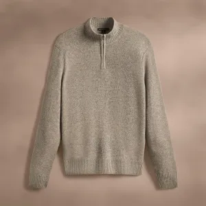 Cashmere Half Zip - Coyote