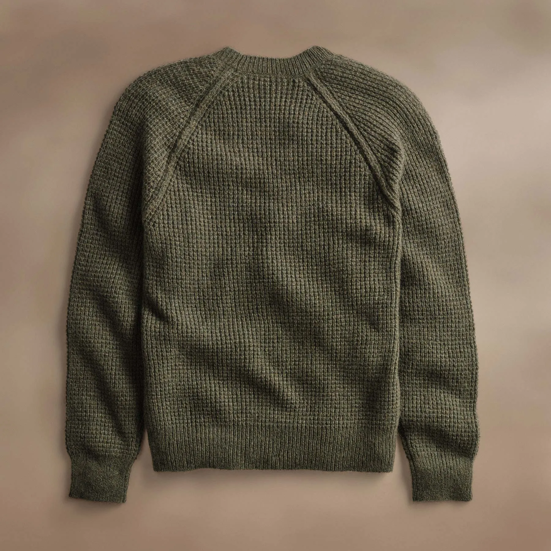 Cashmere Knit Raglan Crew - Fir