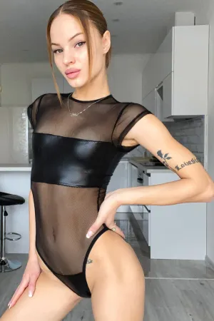 Censored Mesh Bodysuit