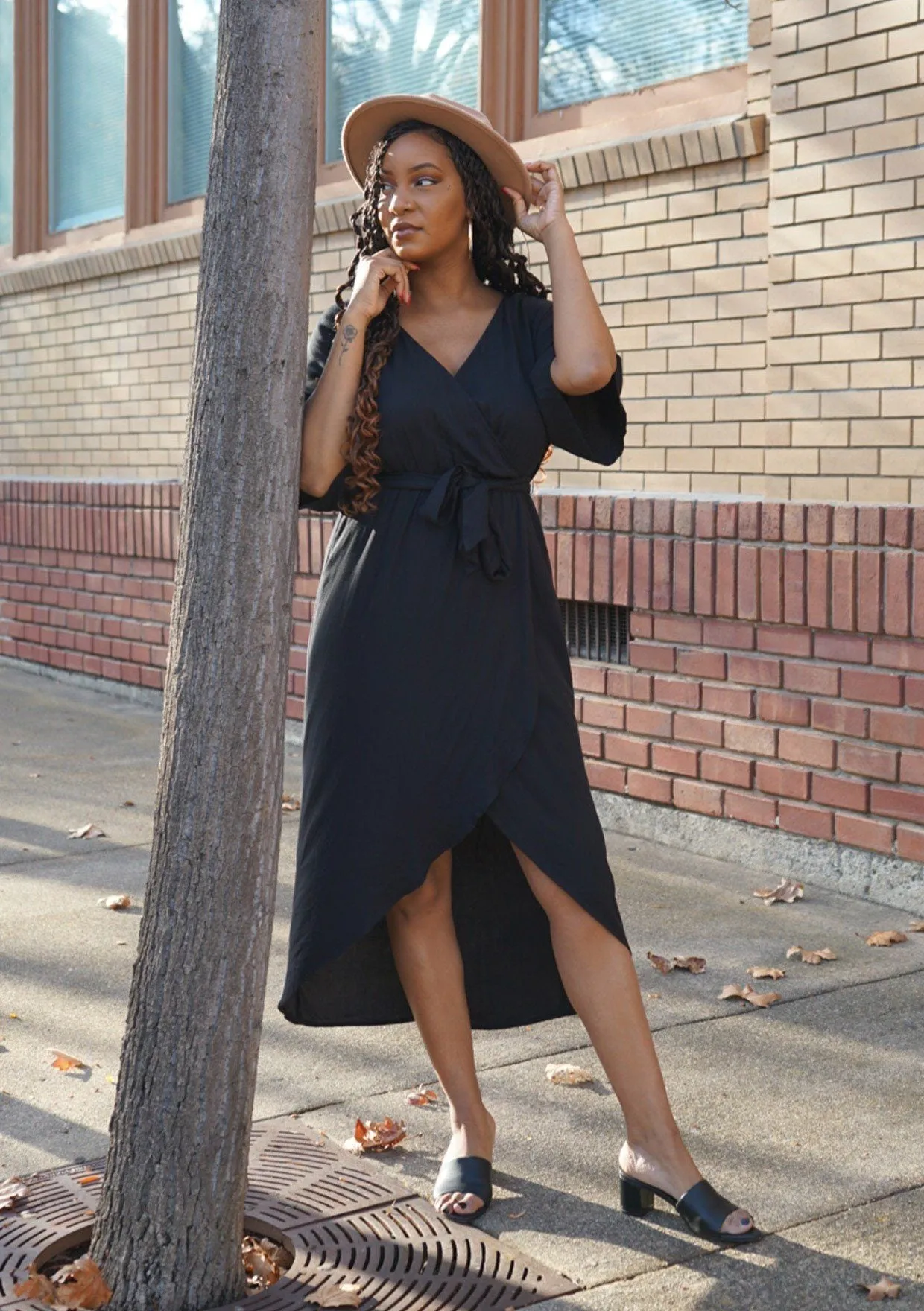 Change Of Heart Wrap Dress