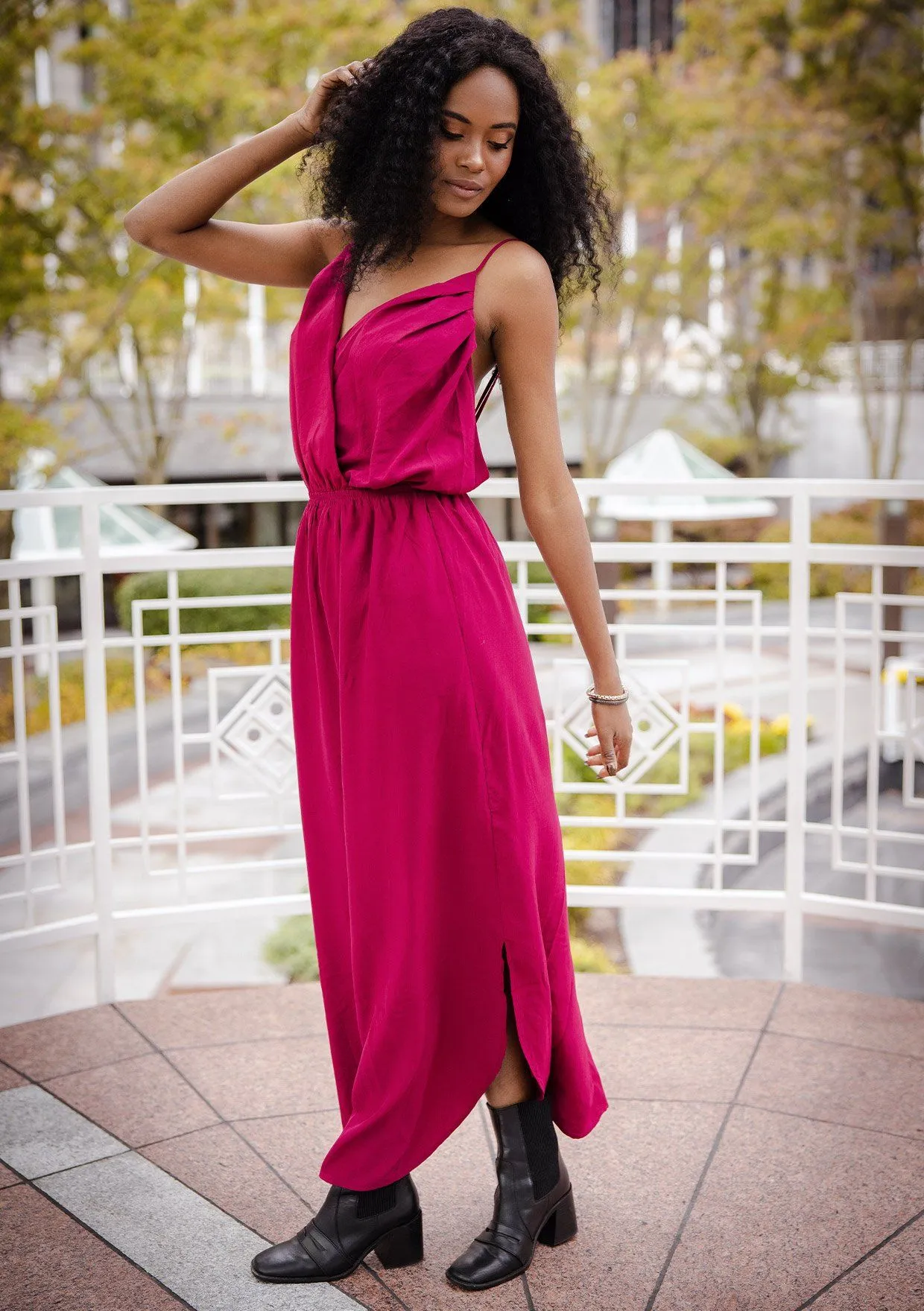 Dream A Little Dream Backless Maxi Dress