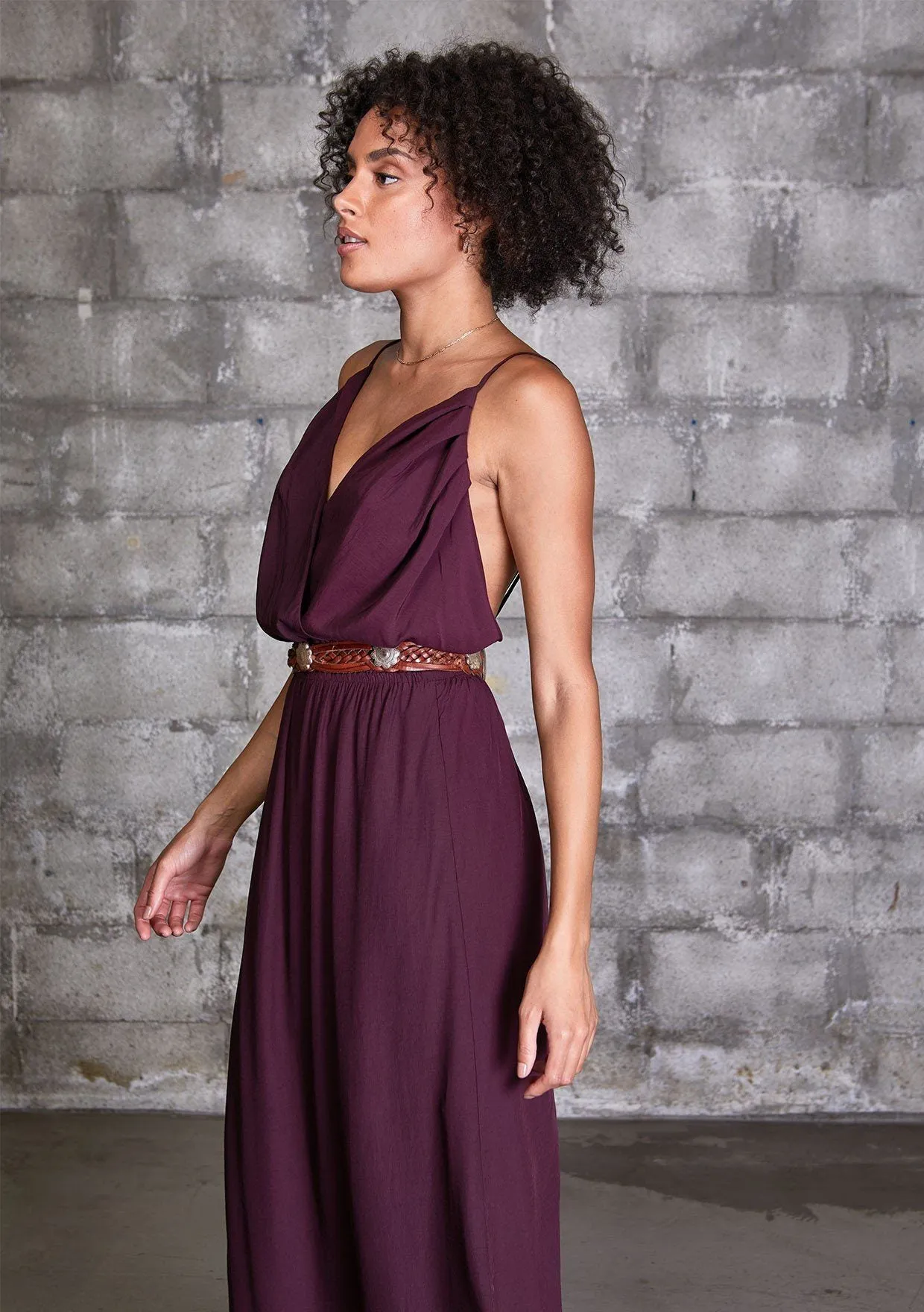 Dream A Little Dream Backless Maxi Dress