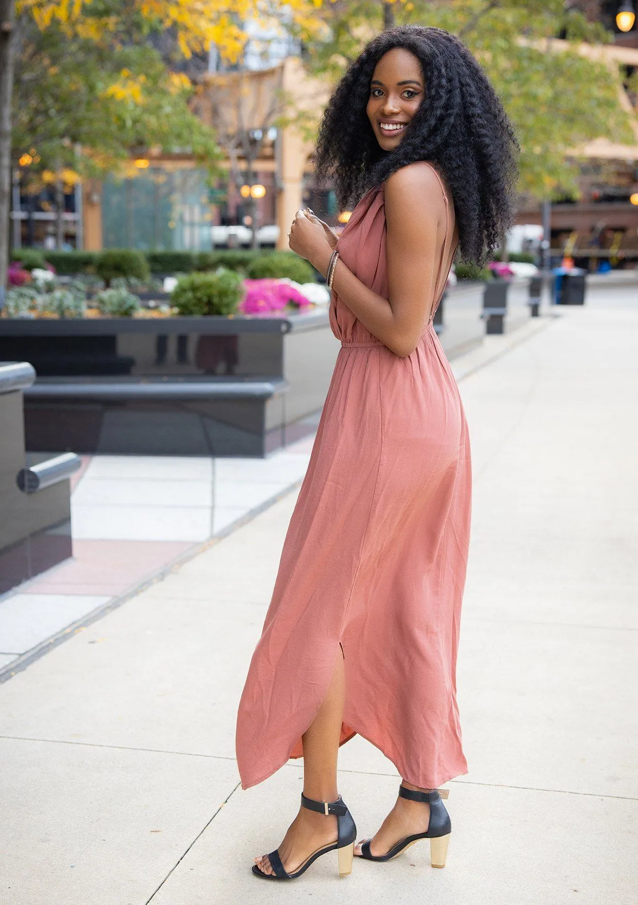 Dream A Little Dream Backless Maxi Dress