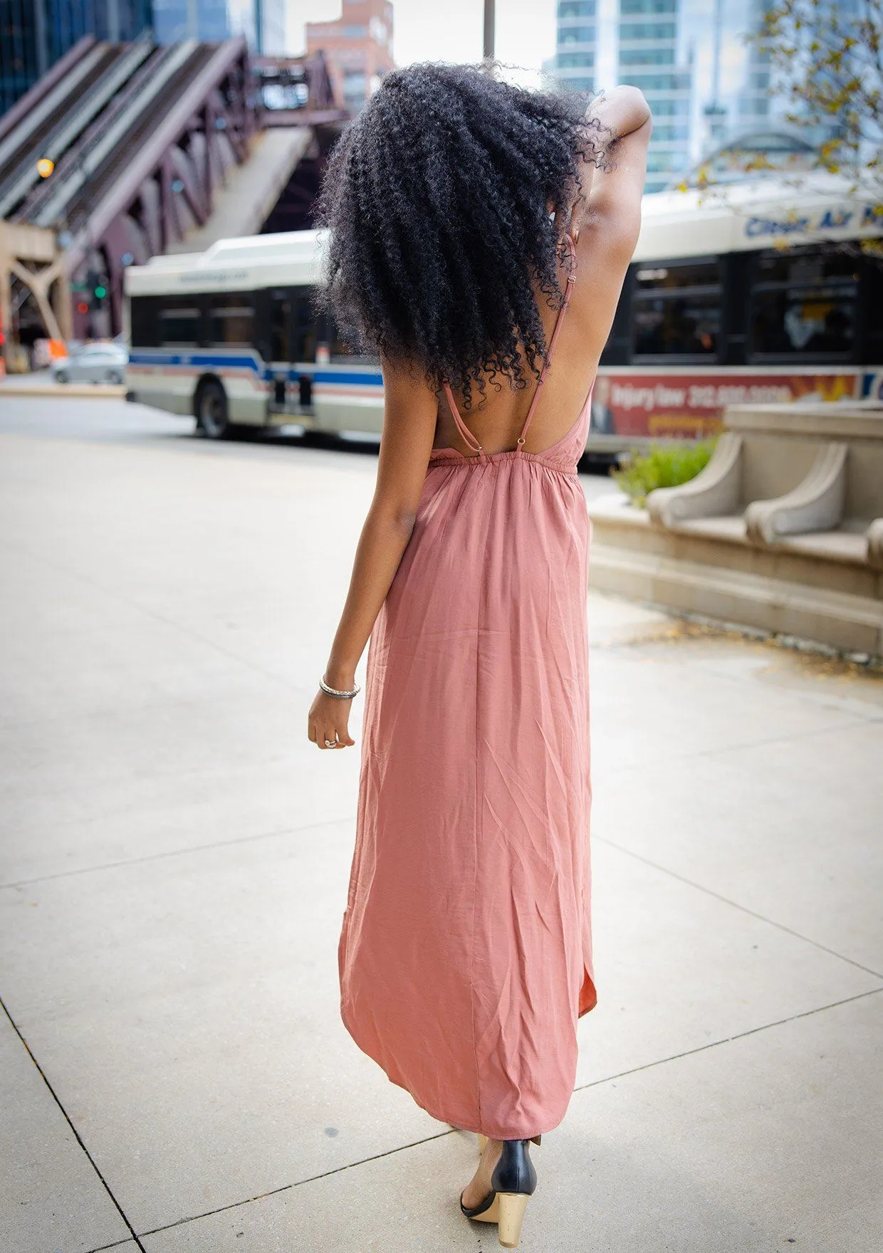 Dream A Little Dream Backless Maxi Dress