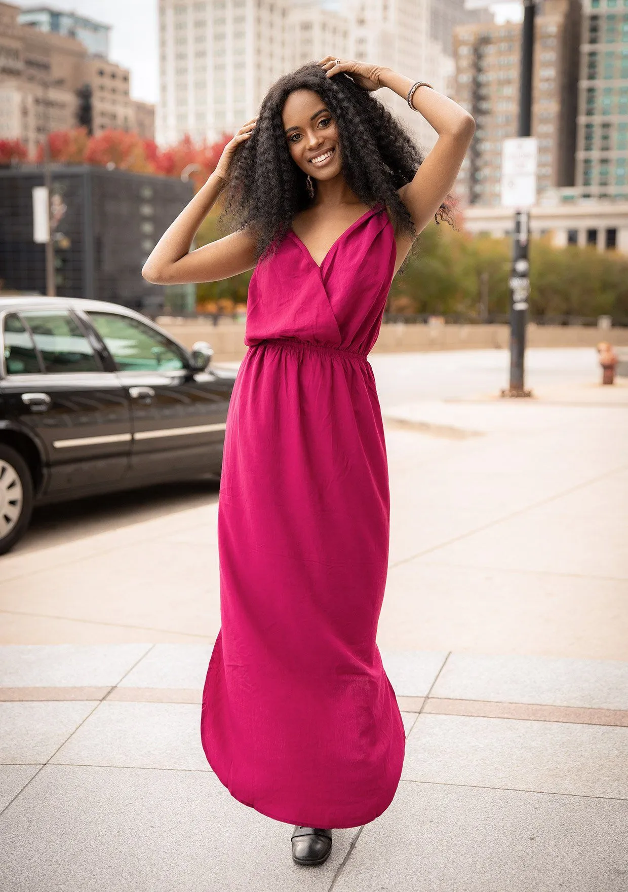 Dream A Little Dream Backless Maxi Dress
