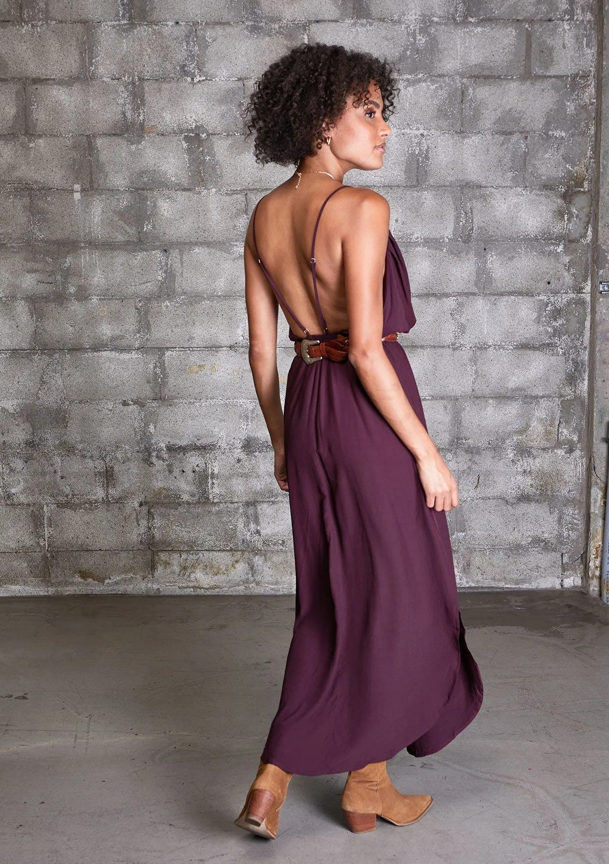 Dream A Little Dream Backless Maxi Dress