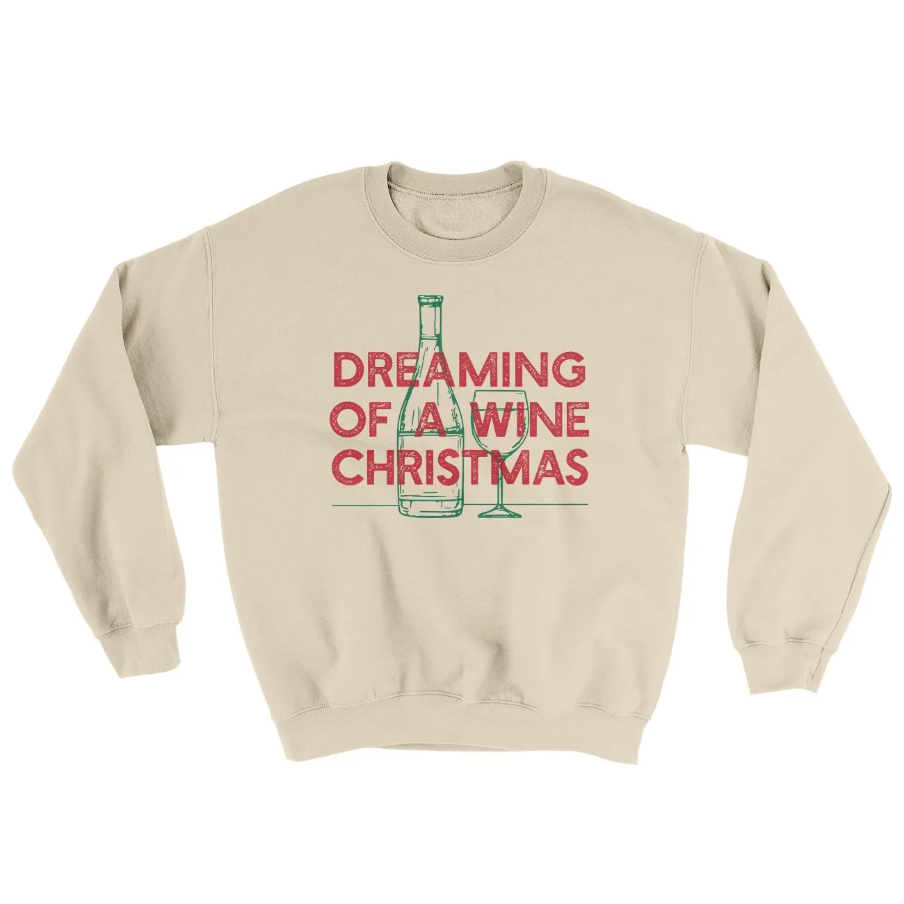 Dreaming Of A Wine Christmas Ugly Sweater