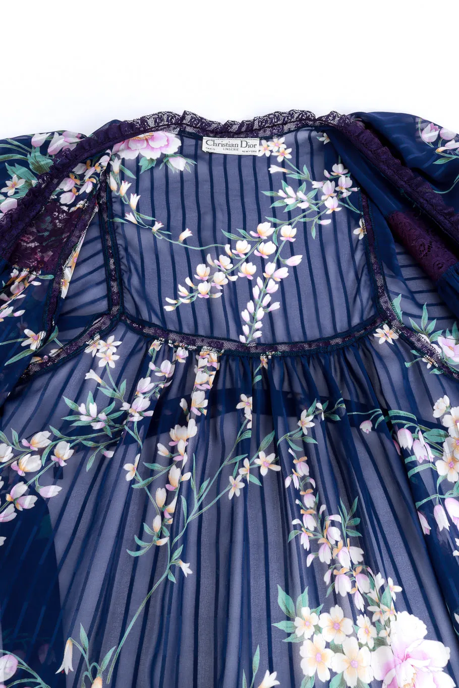 Floral Lace Nightgown & Robe Set