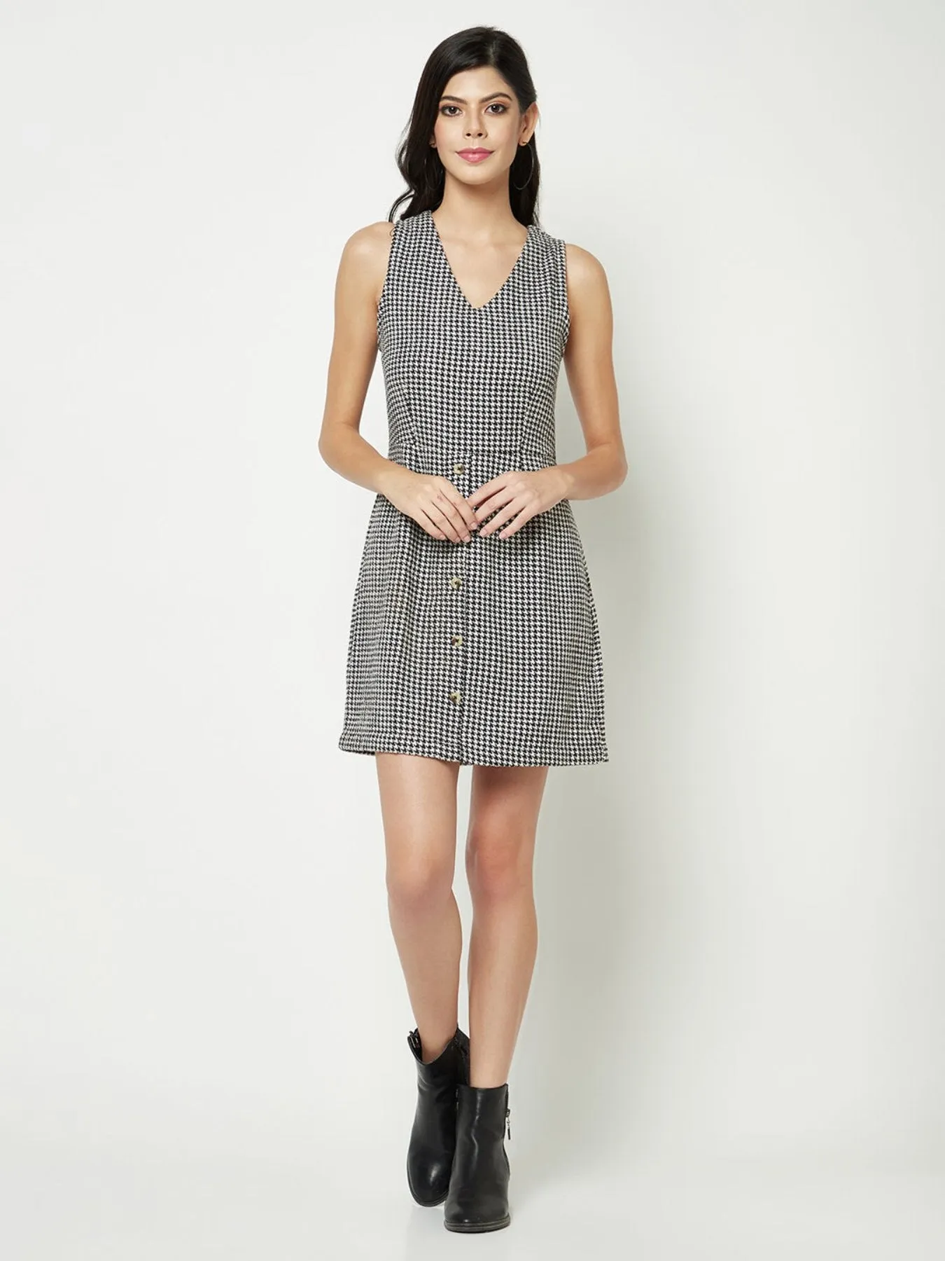 Floss Check Dress