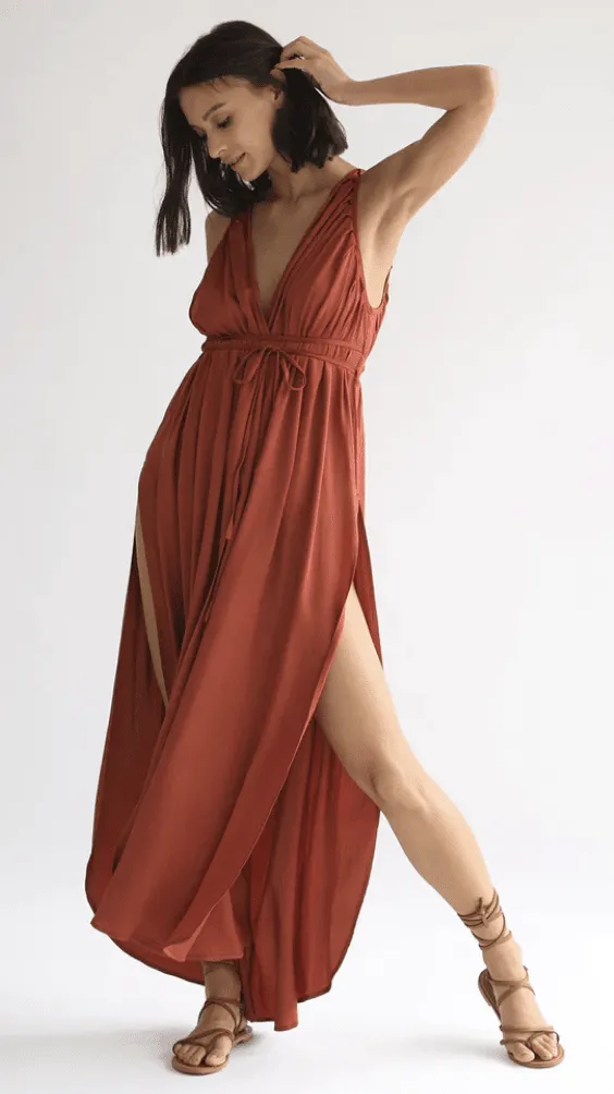 Gabriella Maxi Wrap Dress