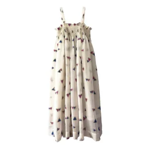 Girls Jamila Long Dress - Egret