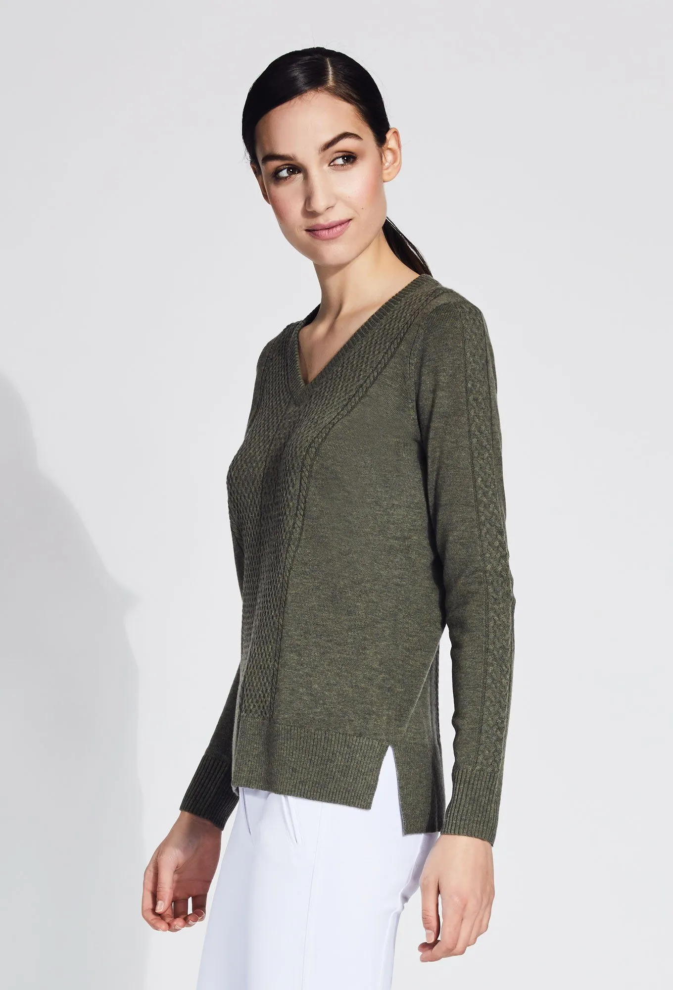 Grace V-Neck Cashmere Sweater