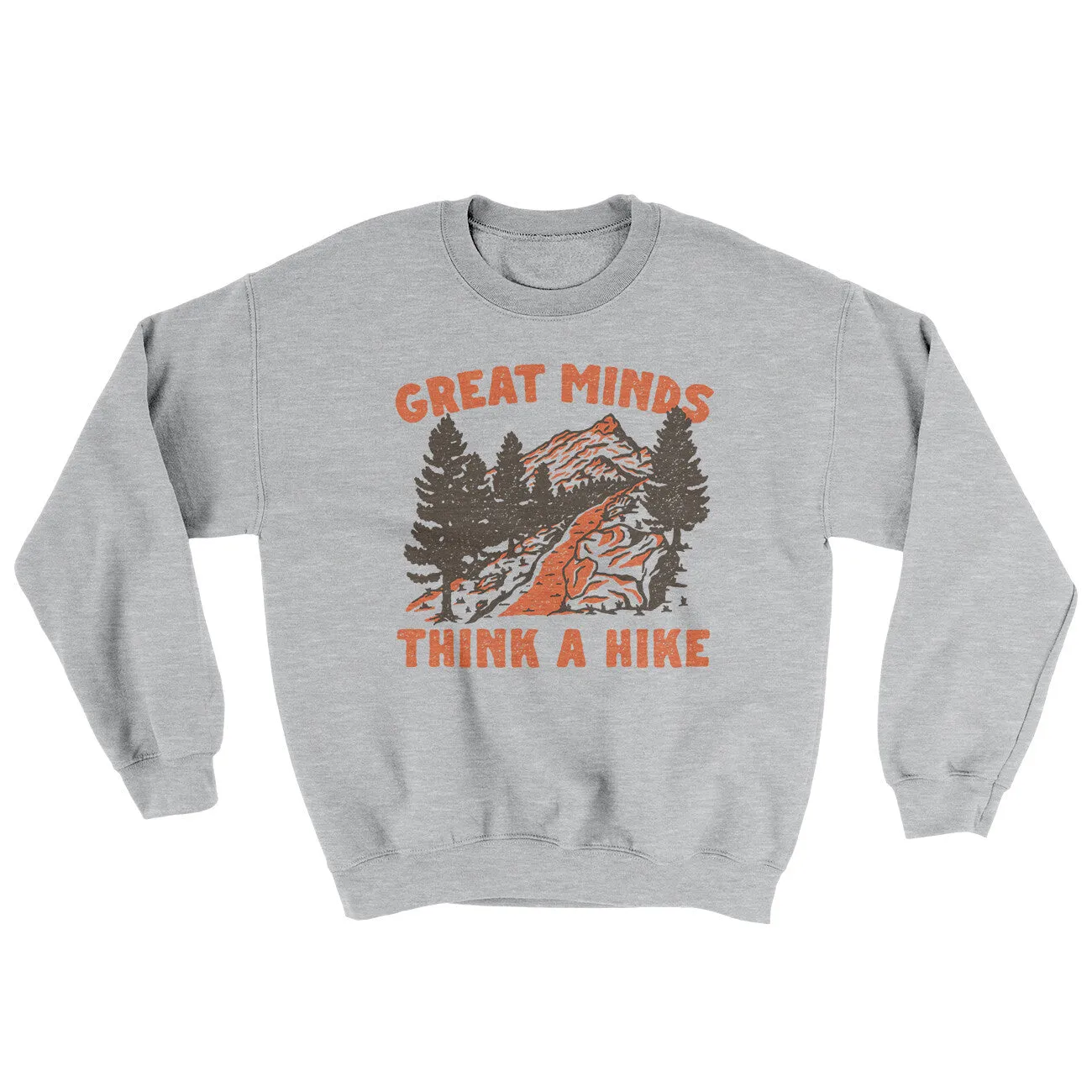 Great Minds Think A Hike Ugly Sweater
