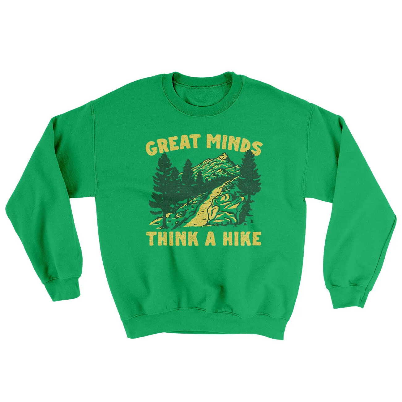 Great Minds Think A Hike Ugly Sweater