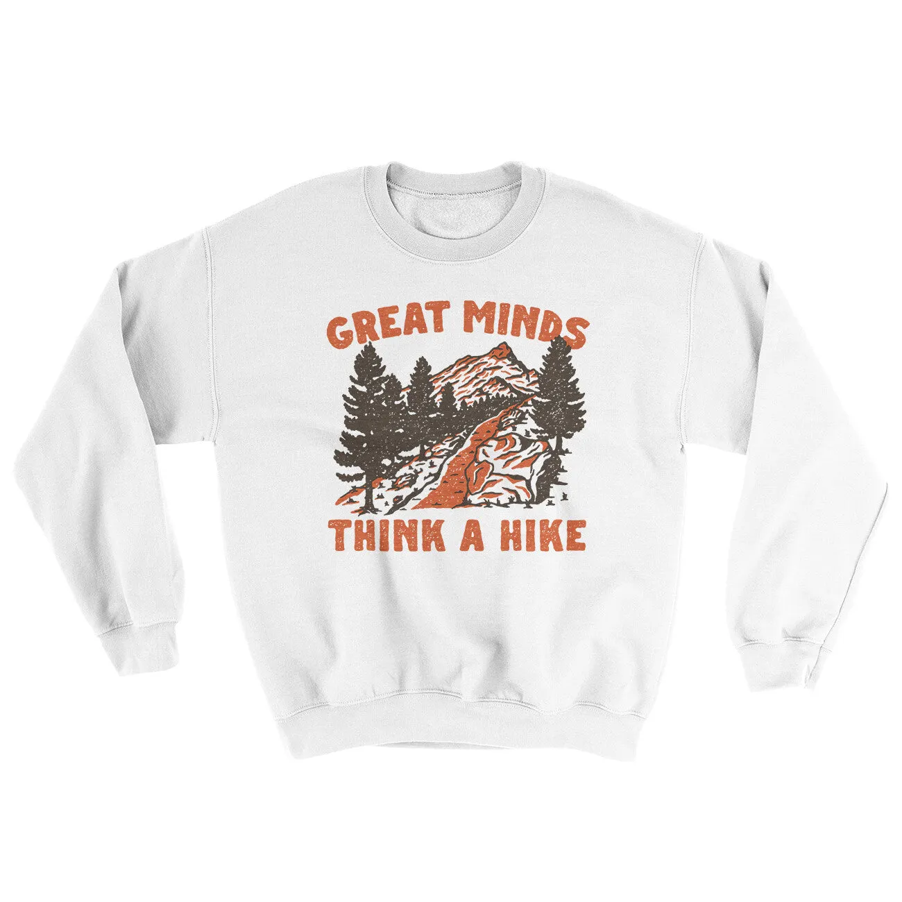 Great Minds Think A Hike Ugly Sweater