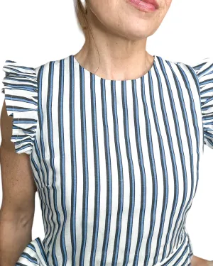 Greta Midi Dress | Vintage Blue