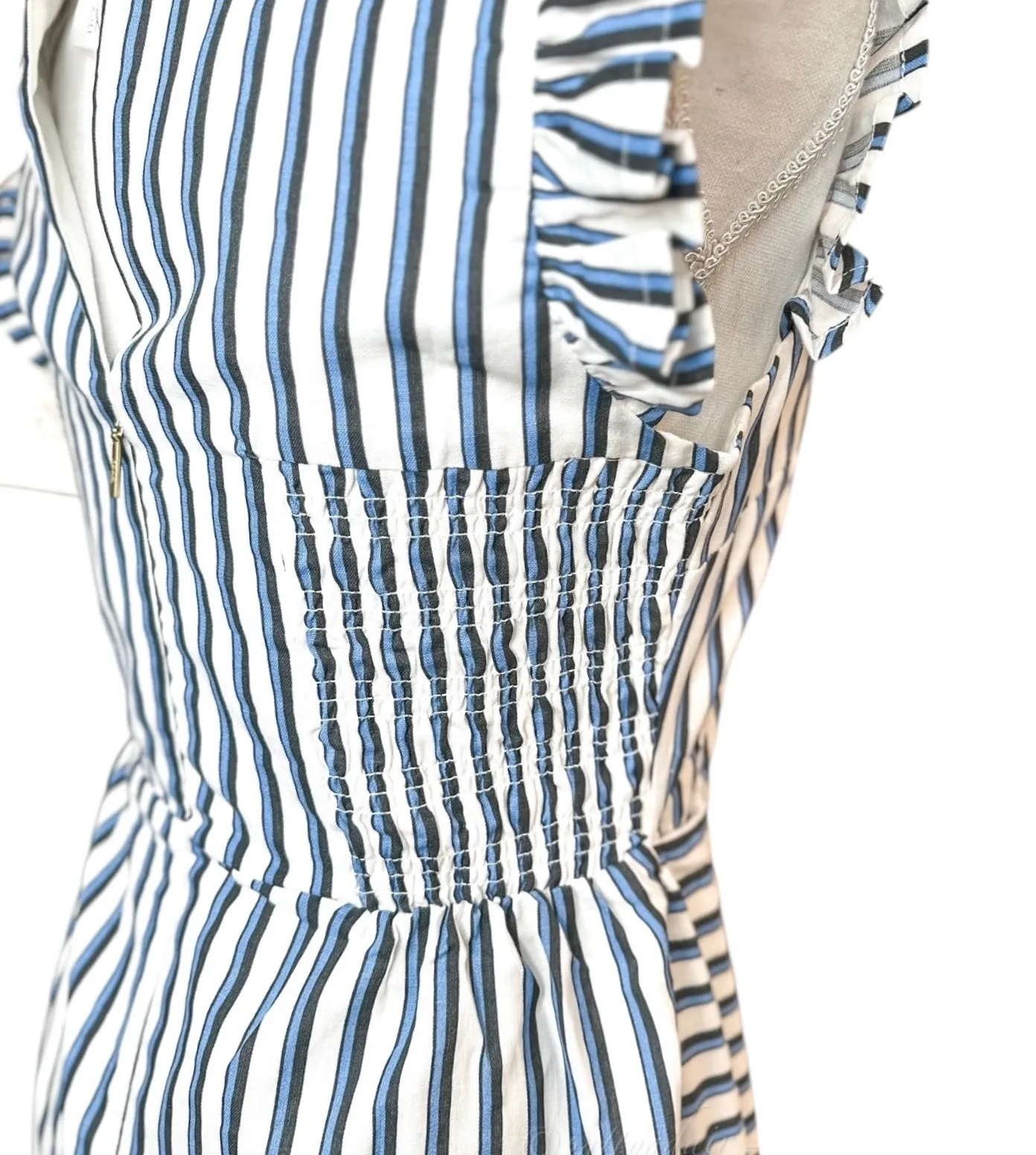 Greta Midi Dress | Vintage Blue