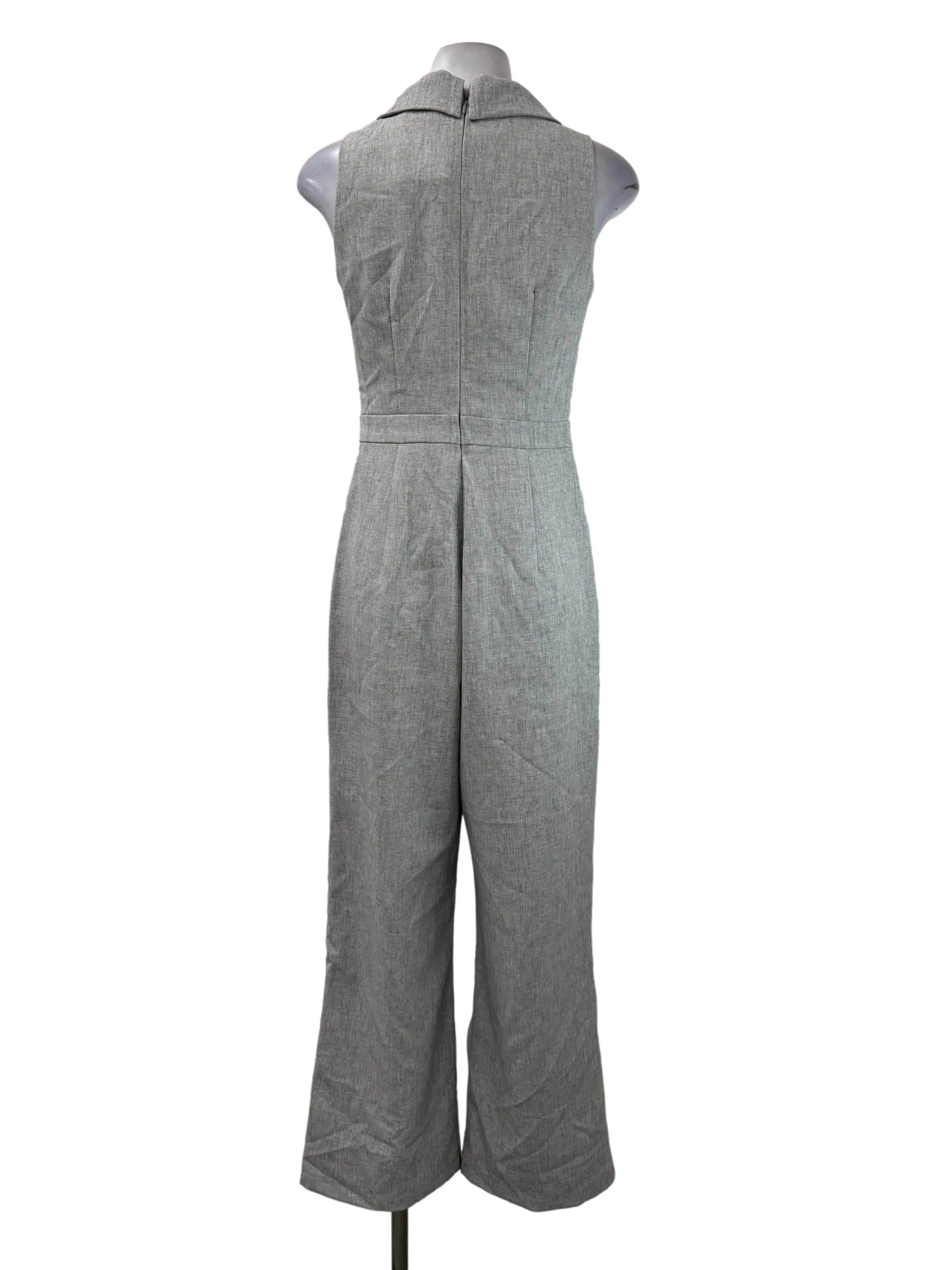 Grey Blazer Jumpsuit