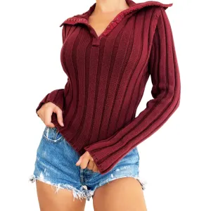 Guess Vintage Burgundy Sweater (M)