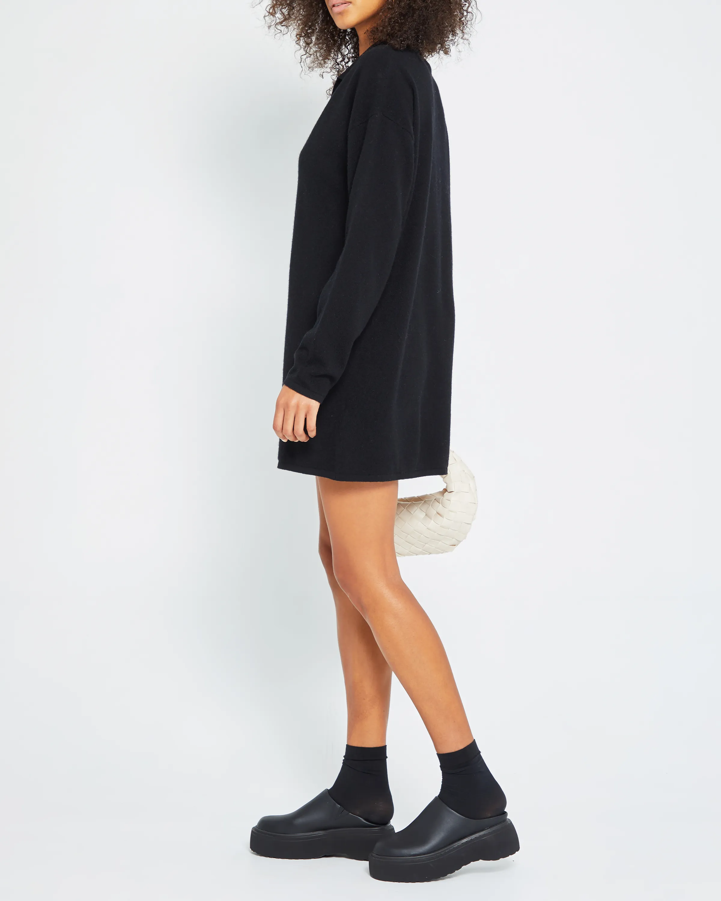 Hailey Cashmere Polo Dress