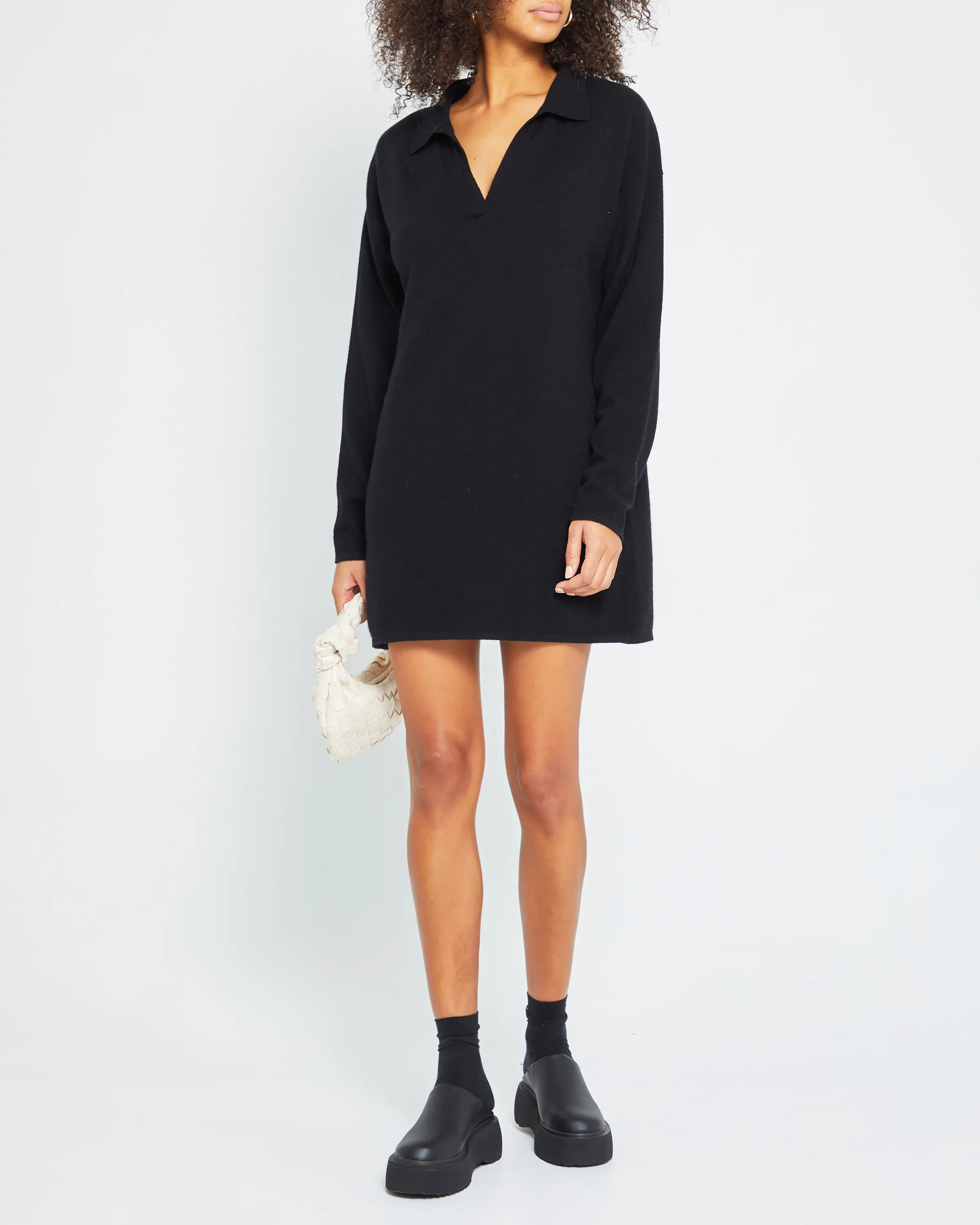 Hailey Cashmere Polo Dress