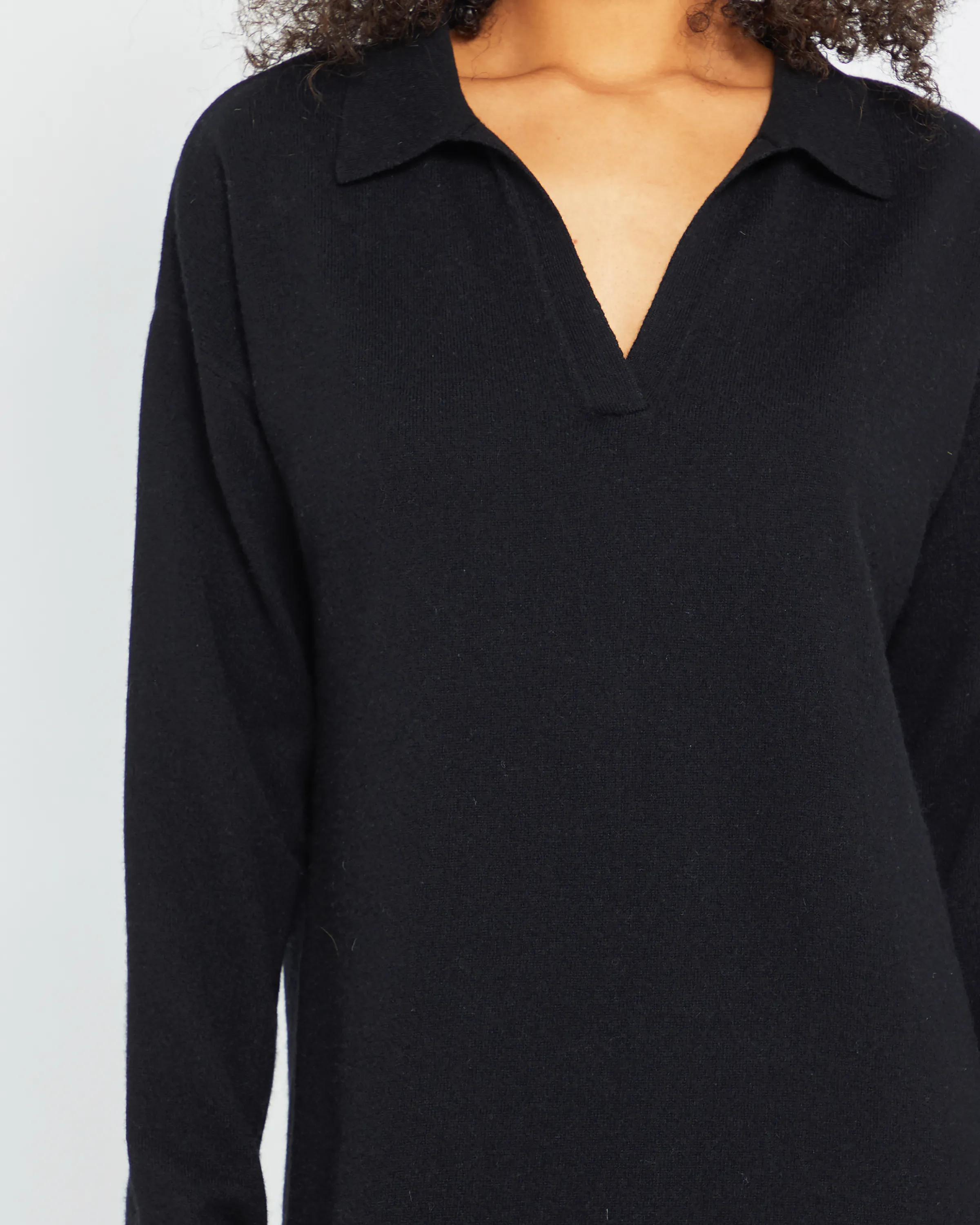 Hailey Cashmere Polo Dress