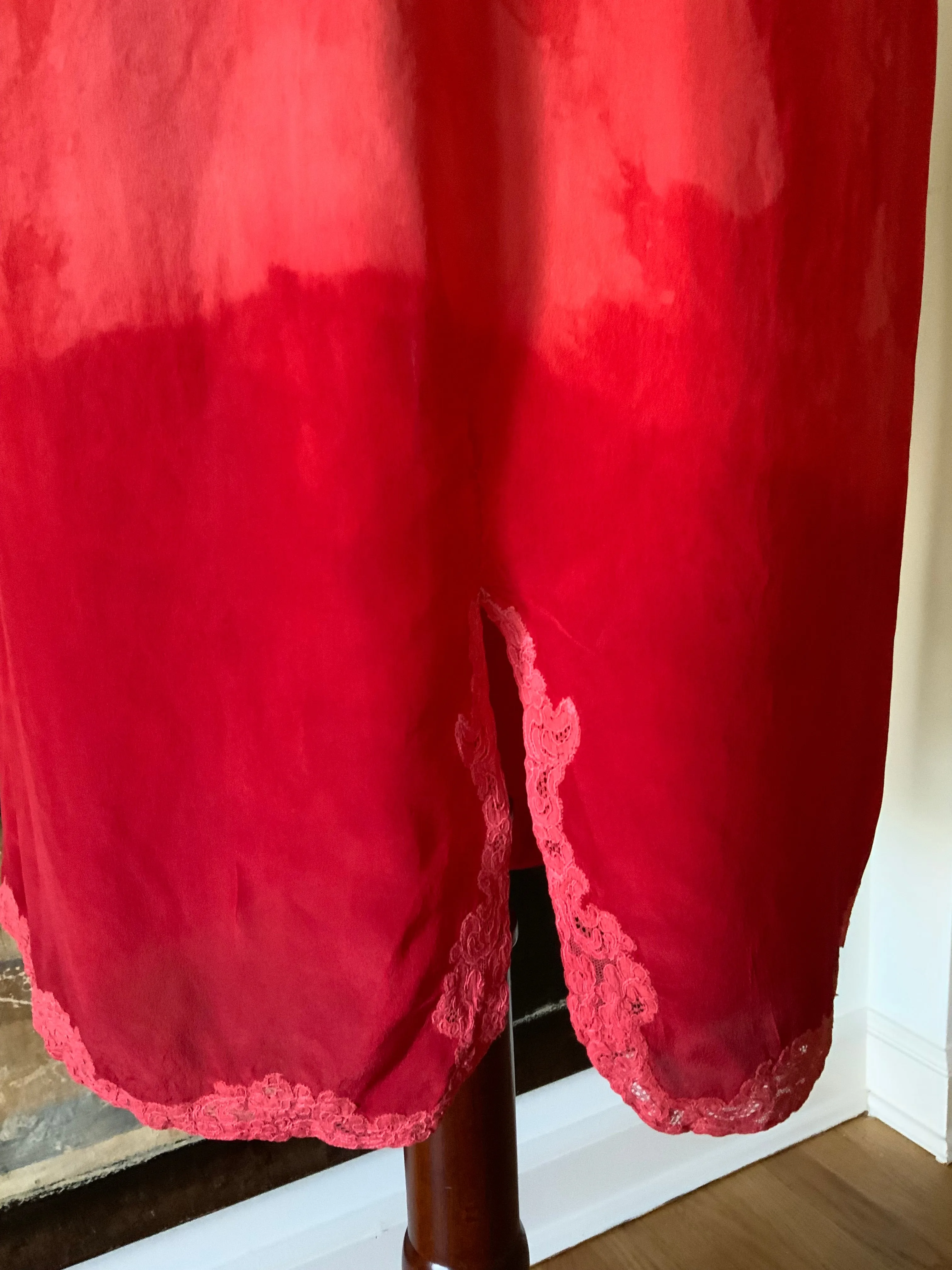 Hand Dyed Silk Dress - 50s -50U