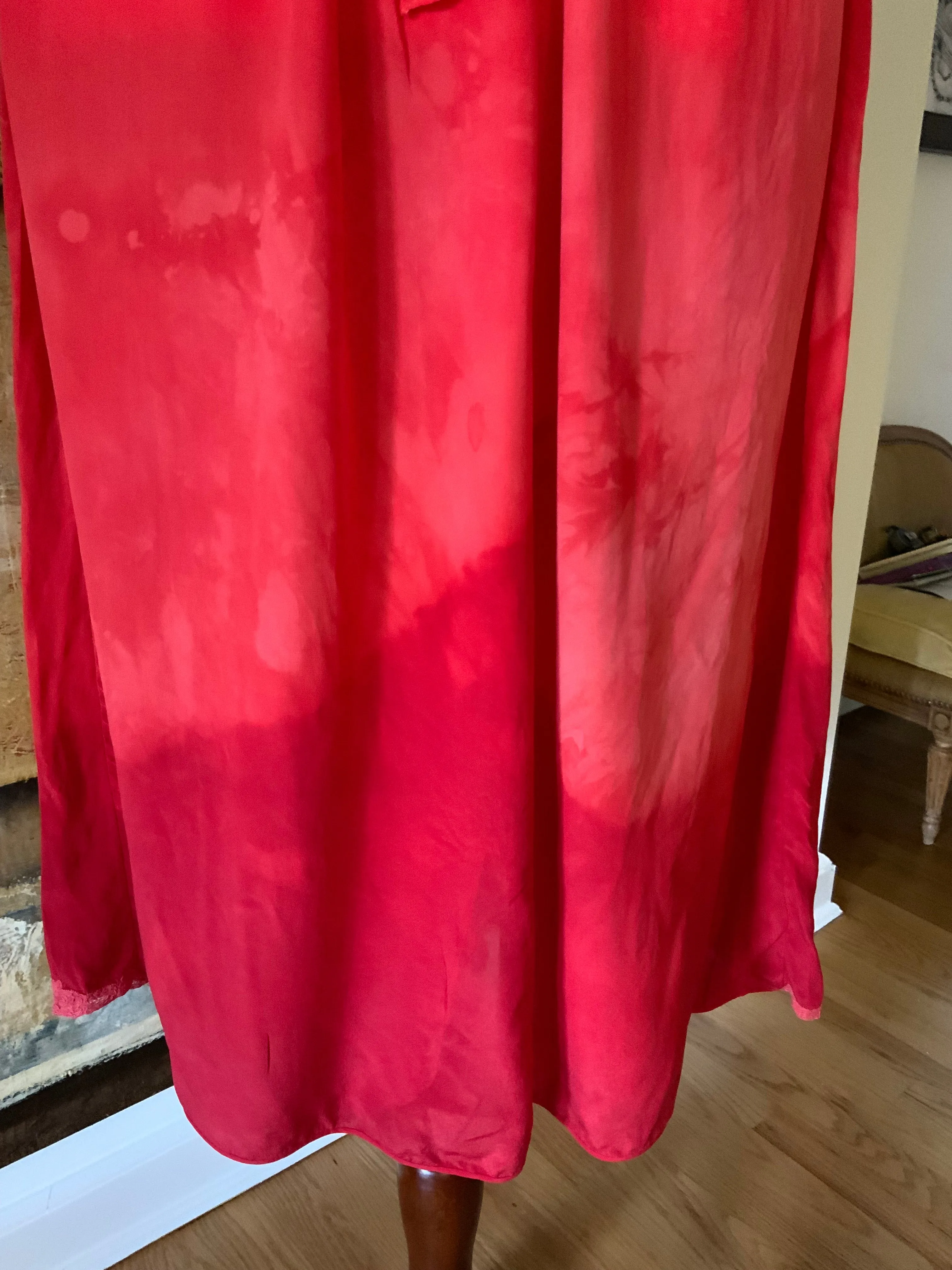 Hand Dyed Silk Dress - 50s -50U