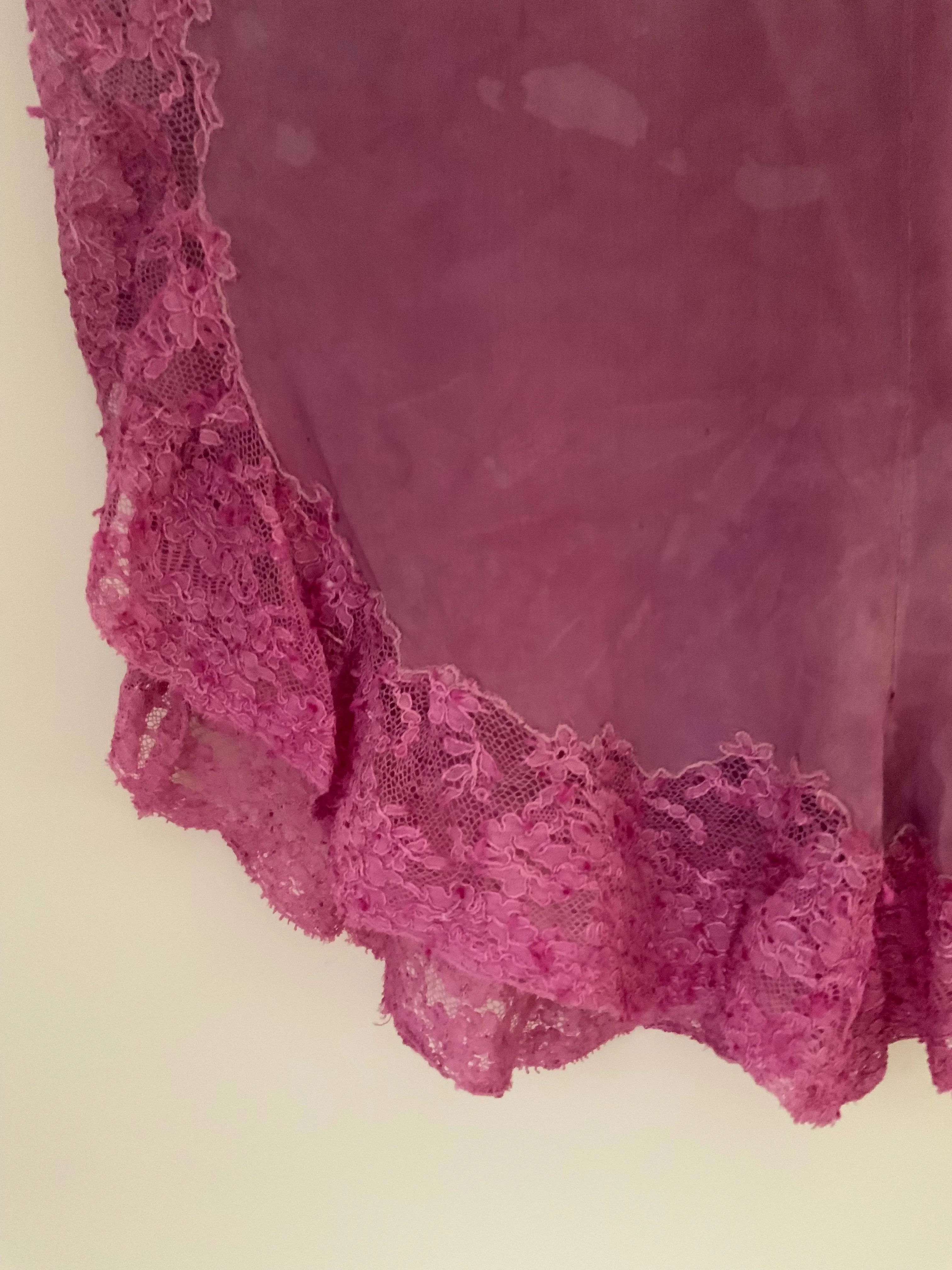 Hand Dyed Silk Lace Tap Pants - 20s - 20G