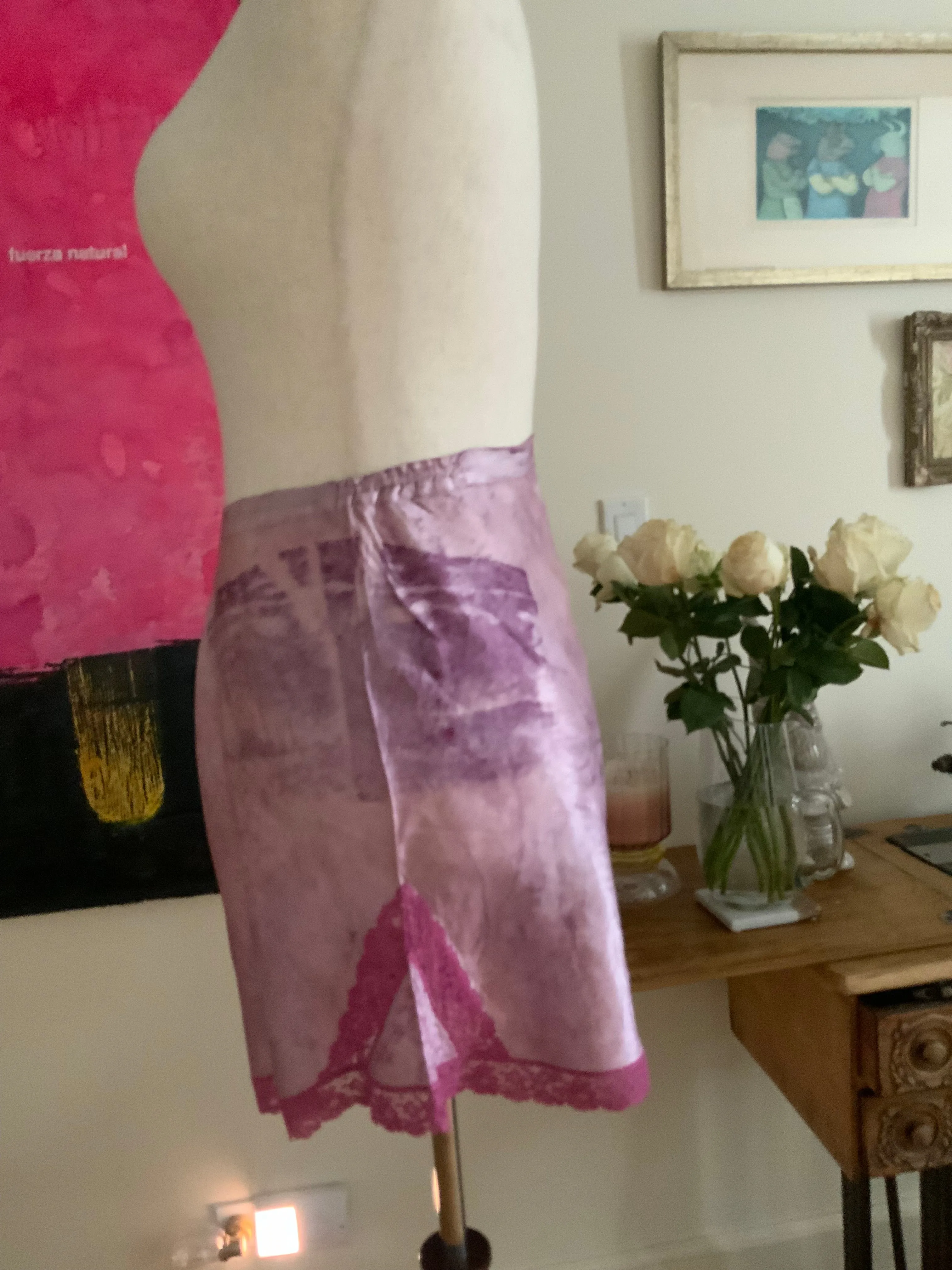 Hand Dyed Silk Tap Pants - 20s - 20H