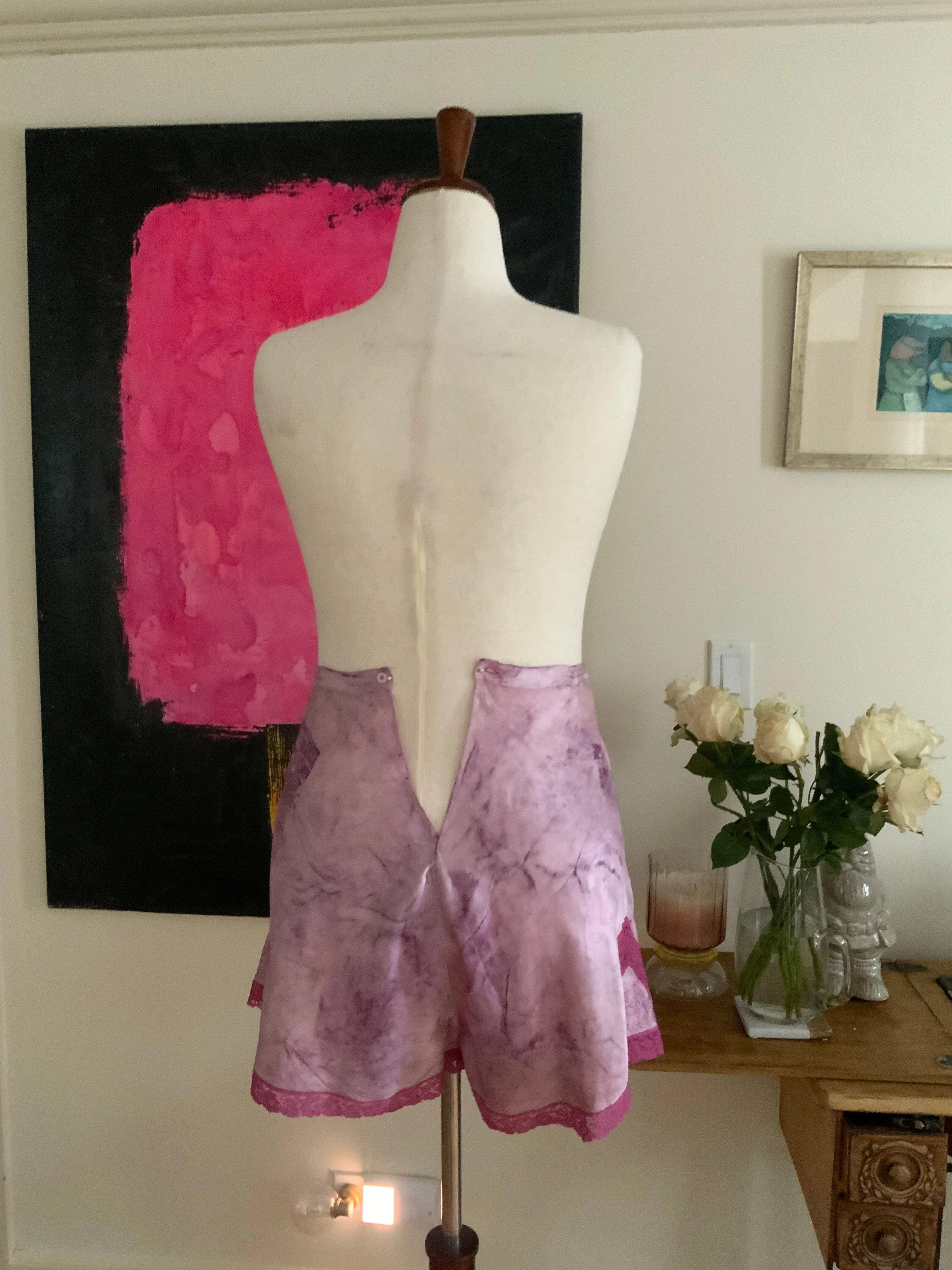 Hand Dyed Silk Tap Pants - 20s - 20H