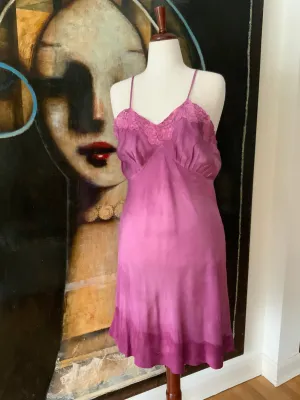 Hand Dyed Slip Dress - 50s - 50L