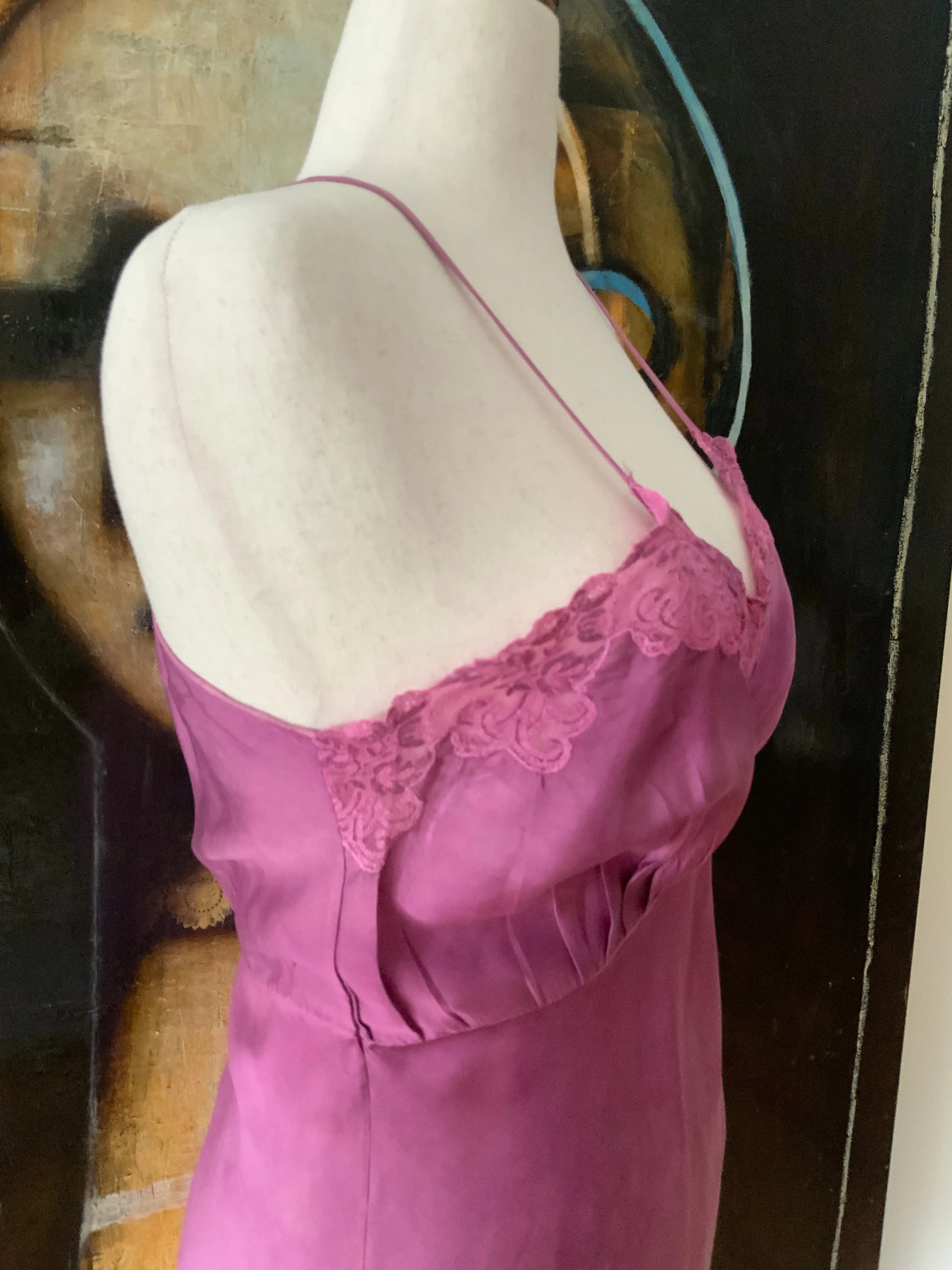 Hand Dyed Slip Dress - 50s - 50L